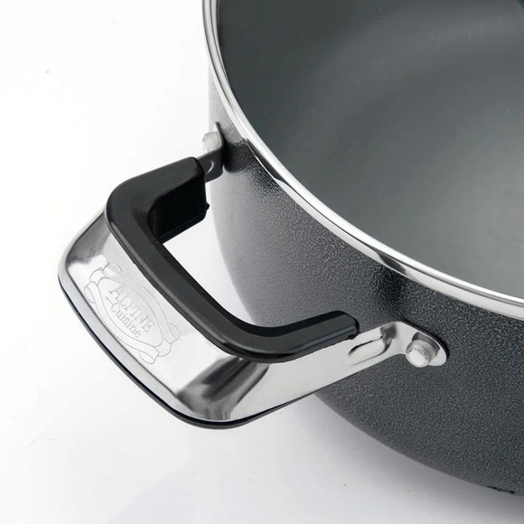 Alpine Cuisine 22 Quart Aluminum Non-Stick Dutch Oven Pot with Glass Lid - Picture 3 of 5